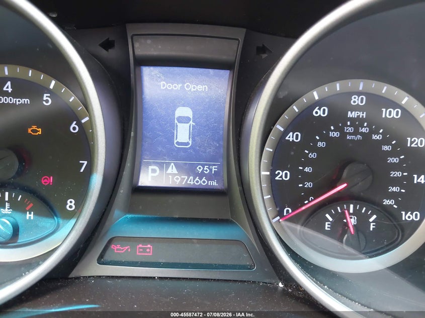 2013 Hyundai Santa fe VIN 5XYZT3LB5DG054679 IAAI salvage auction — NORMAL WEAR, Original (Texas), sold $975 on 2026-07-29 (photo 7)