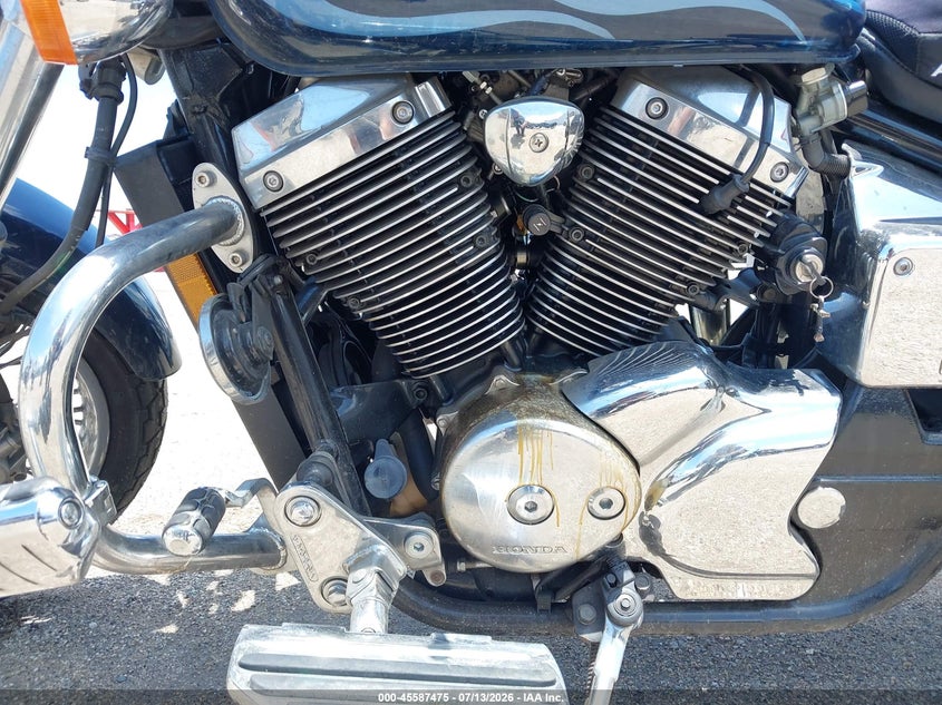 2006 Honda Vt750 VIN JH2RC44416K010771 IAAI salvage auction — NORMAL WEAR, Original (Texas), sold $475 on 2026-07-21 (photo 9)