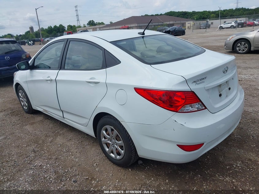 2013 Hyundai Accent VIN KMHCT4AE5DU420434 IAAI salvage auction — NORMAL WEAR, Clear-Endorsement (Wisconsin), sold $2,050 on 2026-07-14 (photo 3)