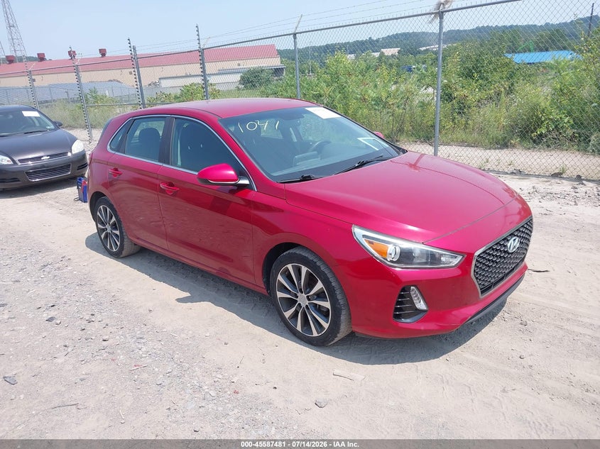 2018 Hyundai Elantra VIN KMHH35LE7JU031041 IAAI salvage auction — REAR END, Salvage Title, sold $2,750 on 2026-07-26 (photo 1)