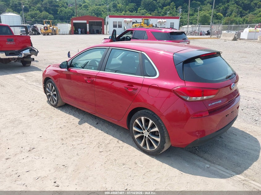 2018 Hyundai Elantra VIN KMHH35LE7JU031041 IAAI salvage auction — REAR END, Salvage Title, sold $2,750 on 2026-07-26 (photo 3)