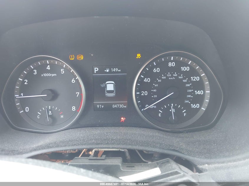 2018 Hyundai Elantra VIN KMHH35LE7JU031041 IAAI salvage auction — REAR END, Salvage Title, sold $2,750 on 2026-07-26 (photo 7)