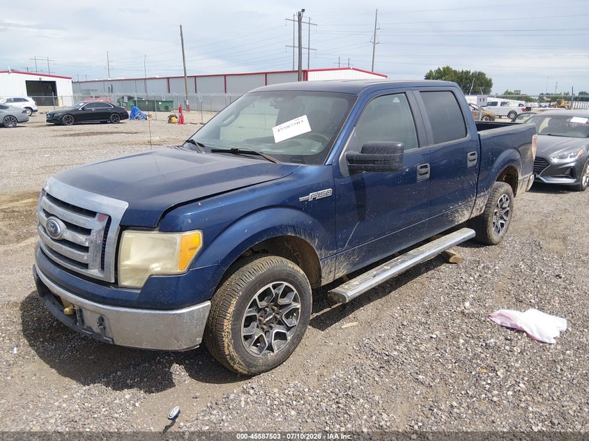2010 Ford F-150 VIN 1FTEW1C88AFD29880 IAAI salvage auction — WATER/FLOOD, Salvage (Louisiana), sold $800 on 2026-07-29 (photo 2)
