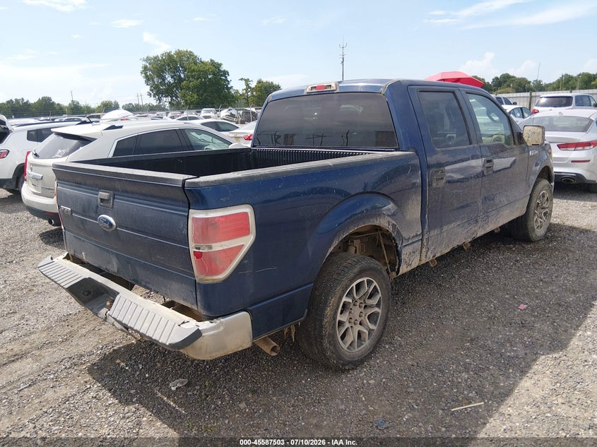 2010 Ford F-150 VIN 1FTEW1C88AFD29880 IAAI salvage auction — WATER/FLOOD, Salvage (Louisiana), sold $800 on 2026-07-24 (photo 4)