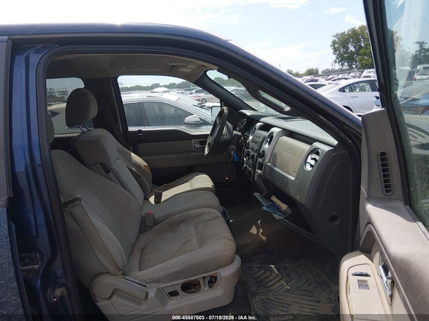 2010 Ford F-150 VIN 1FTEW1C88AFD29880 IAAI salvage auction — WATER/FLOOD, Salvage (Louisiana), sold $800 on 2026-07-29 (photo 5)