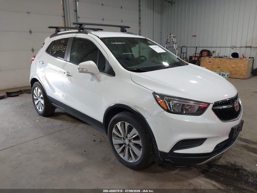 2018 Buick Encore VIN KL4CJASB9JB508286 IAAI salvage auction — RIGHT FRONT, Prior Salvage (Minnesota), sold $925 on 2026-08-30 (photo 1)