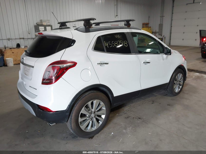2018 Buick Encore VIN KL4CJASB9JB508286 IAAI salvage auction — RIGHT FRONT, Prior Salvage (Minnesota), sold $925 on 2026-08-30 (photo 4)