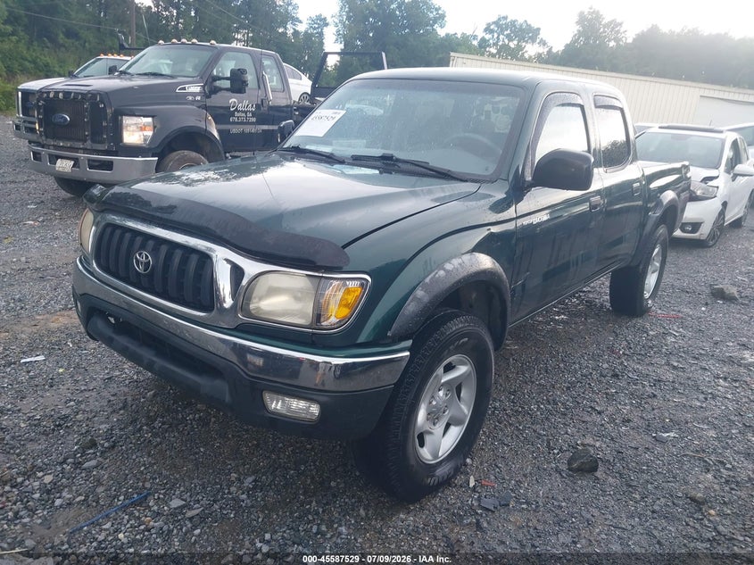 2001 Toyota Tacoma VIN 5TEGN92N91Z762631 IAAI salvage auction — FRONT & REAR, Salvage (Georgia), sold $2,300 on 2026-07-31 (photo 2)