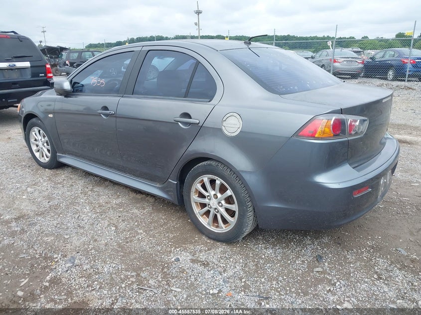 2011 Mitsubishi Lancer VIN JA32U2FU1BU004362 IAAI salvage auction — NORMAL WEAR, Clear (Pennsylvania), sold $375 on 2026-07-22 (photo 3)