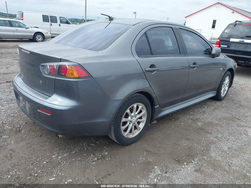 2011 Mitsubishi Lancer VIN JA32U2FU1BU004362 IAAI salvage auction — NORMAL WEAR, Clear (Pennsylvania), sold $375 on 2026-07-22 (photo 4)