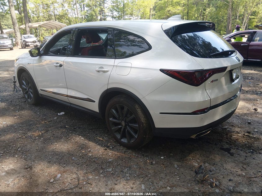 2025 Acura Mdx VIN 5J8YE1H0XSL028843 IAAI salvage auction — THEFT, Salvage (Virginia), sold $26,500 on 2026-08-25 (photo 3)