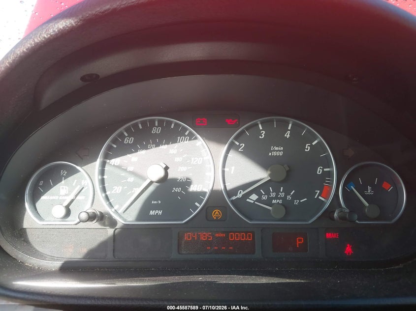 2004 BMW 3 series VIN WBABW53444PL40376 IAAI salvage auction — NORMAL WEAR, Clear (Florida), sold $1,600 on 2026-07-16 (photo 7)