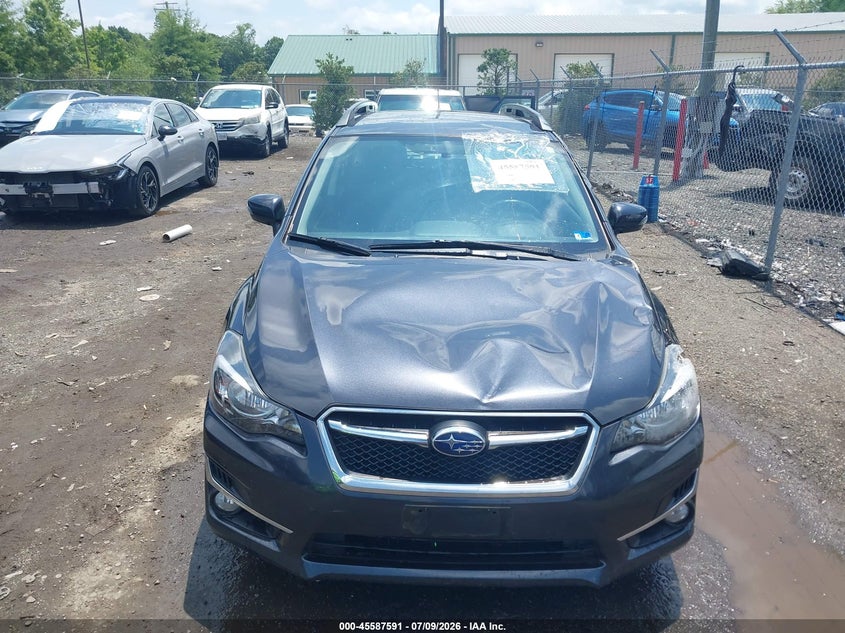 2016 Subaru Impreza VIN JF1GPAP66G8204085 IAAI salvage auction — FRONT END, Salvage (Virginia), sold $1,550 on 2026-08-02 (photo 6)