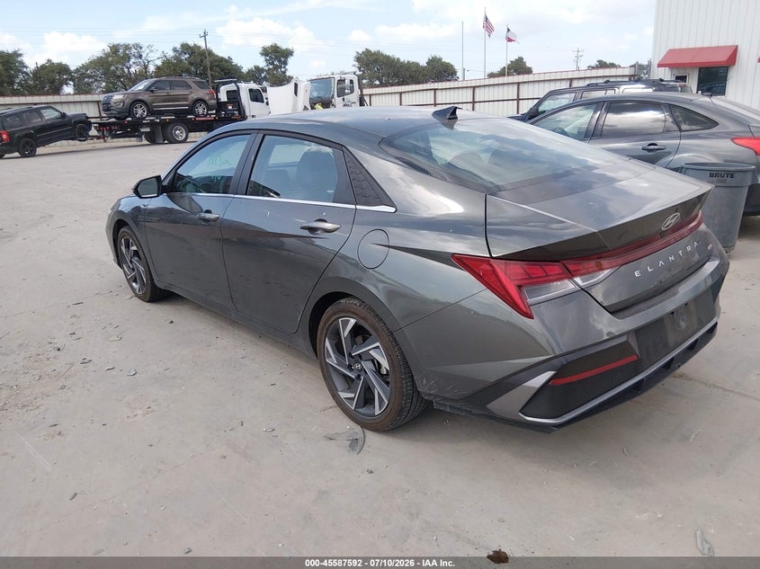 2025 Hyundai Elantra VIN KMHLN4DJ0SU173615 IAAI salvage auction — RIGHT FRONT, Enterprise Vehicles Clear Only (New Jersey), sold $3,950 on 2026-07-28 (photo 3)