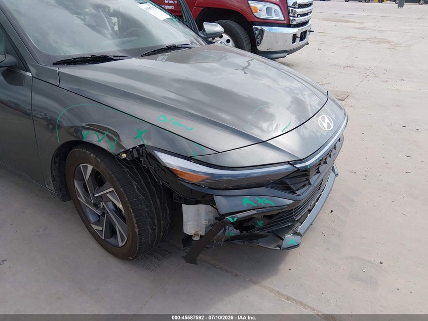 2025 Hyundai Elantra VIN KMHLN4DJ0SU173615 IAAI salvage auction — RIGHT FRONT, Enterprise Vehicles Clear Only (New Jersey), sold $3,950 on 2026-07-28 (photo 6)