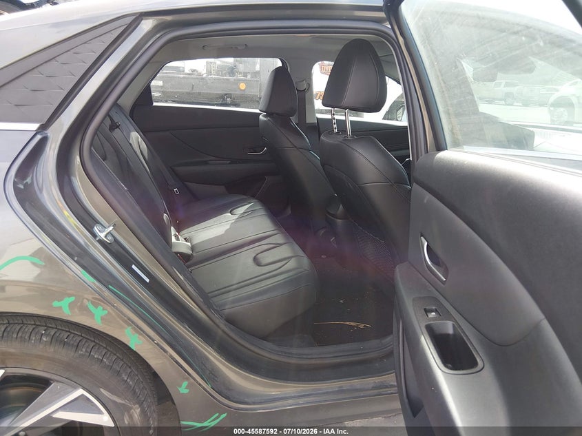 2025 Hyundai Elantra VIN KMHLN4DJ0SU173615 IAAI salvage auction — RIGHT FRONT, Enterprise Vehicles Clear Only (New Jersey), sold $3,950 on 2026-07-28 (photo 8)