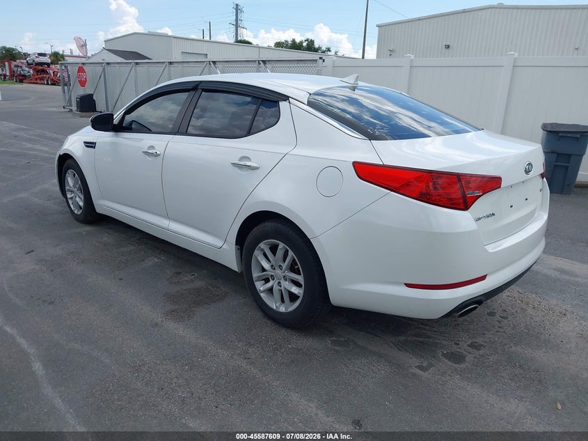 2013 Kia Optima VIN KNAGM4A74D5304234 IAAI salvage auction — UNKNOWN, Clear (Florida), sold $500 on 2026-07-29 (photo 3)