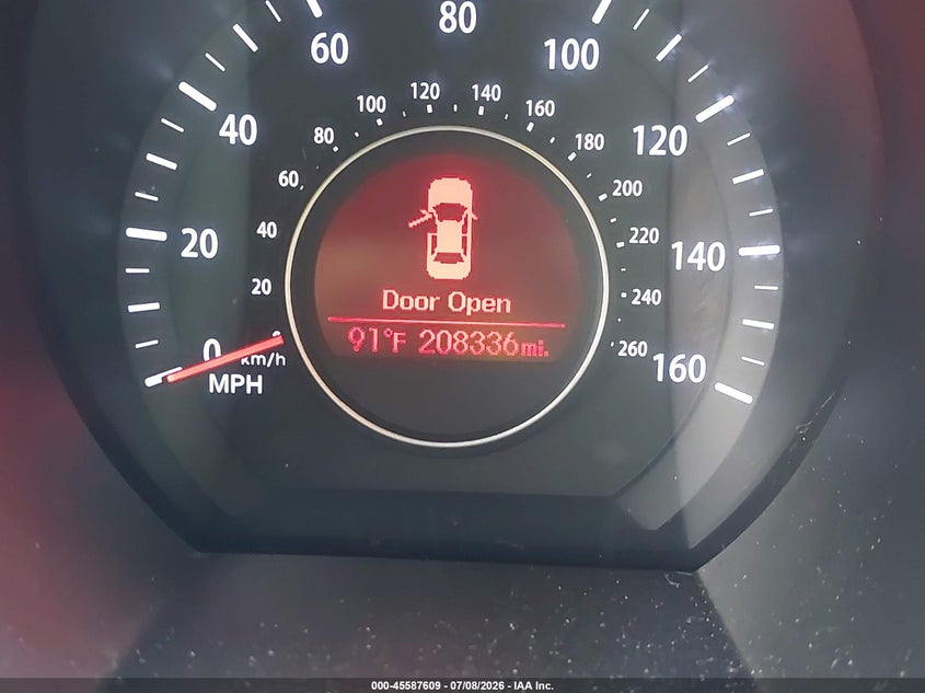 2013 Kia Optima VIN KNAGM4A74D5304234 IAAI salvage auction — UNKNOWN, Clear (Florida), sold $500 on 2026-07-29 (photo 7)