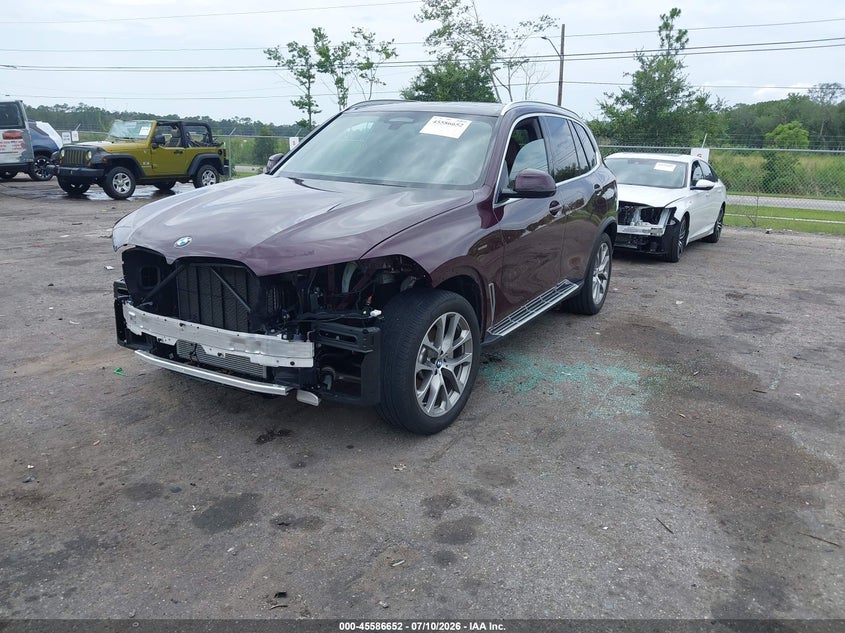 2020 BMW X5 VIN 5UXCR6C02L9C55395 IAAI salvage auction — FRONT END, Rebuildable (Florida), sold $23,100 on 2026-07-28 (photo 2)