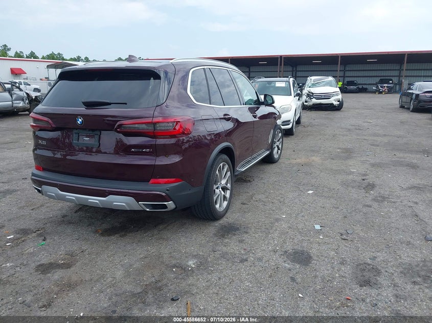2020 BMW X5 VIN 5UXCR6C02L9C55395 IAAI salvage auction — FRONT END, Rebuildable (Florida), sold $23,100 on 2026-07-28 (photo 4)