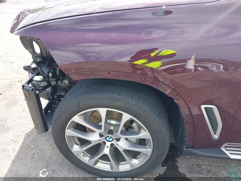 2020 BMW X5 VIN 5UXCR6C02L9C55395 IAAI salvage auction — FRONT END, Rebuildable (Florida), sold $23,100 on 2026-07-28 (photo 6)
