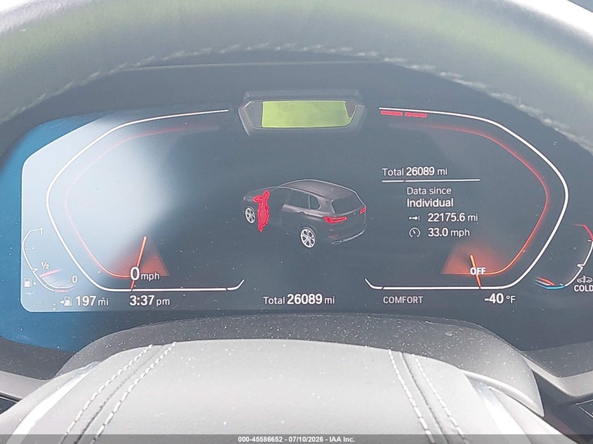 2020 BMW X5 VIN 5UXCR6C02L9C55395 IAAI salvage auction — FRONT END, Rebuildable (Florida), sold $23,100 on 2026-07-28 (photo 7)