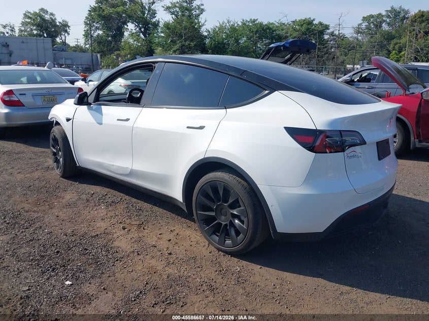 2022 Tesla Model y VIN 7SAYGDEE2NA014498 IAAI salvage auction — FRONT END, Salvage (New Jersey), sold $12,500 on 2026-07-30 (photo 3)