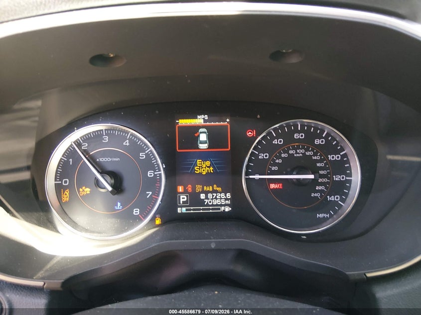 2019 Subaru Xv VIN JF2GTAMC4K8390865 IAAI salvage auction — RIGHT FRONT, Salvage Title, sold $25 on 2026-07-29 (photo 7)