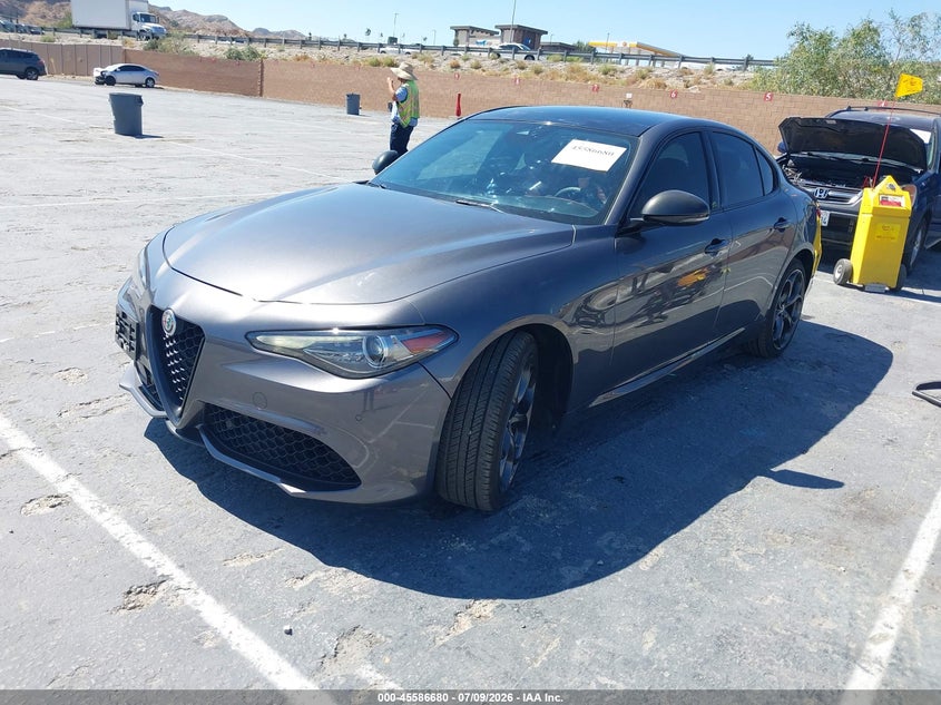 2019 Alfa romeo Giulia VIN ZARFANBN7K7620681 IAAI salvage auction — FRONT END, Salvage Title, sold $7,700 on 2026-08-16 (photo 2)