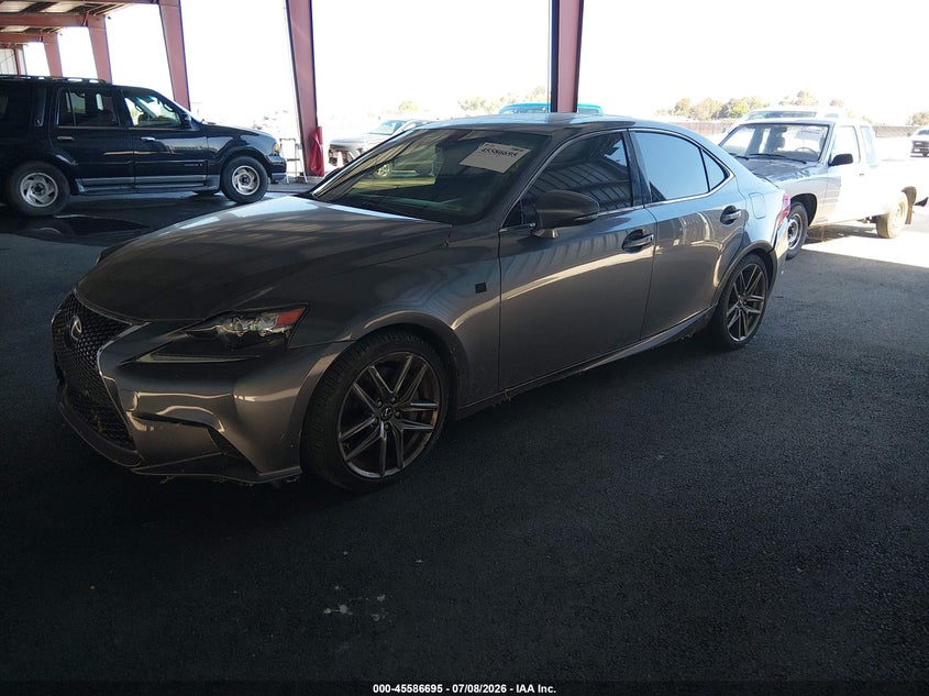 2015 Lexus Is VIN JTHBE1D26F5016337 IAAI salvage auction — NORMAL WEAR, Clear - Dealer Only (California), sold $4,500 on 2026-07-28 (photo 2)
