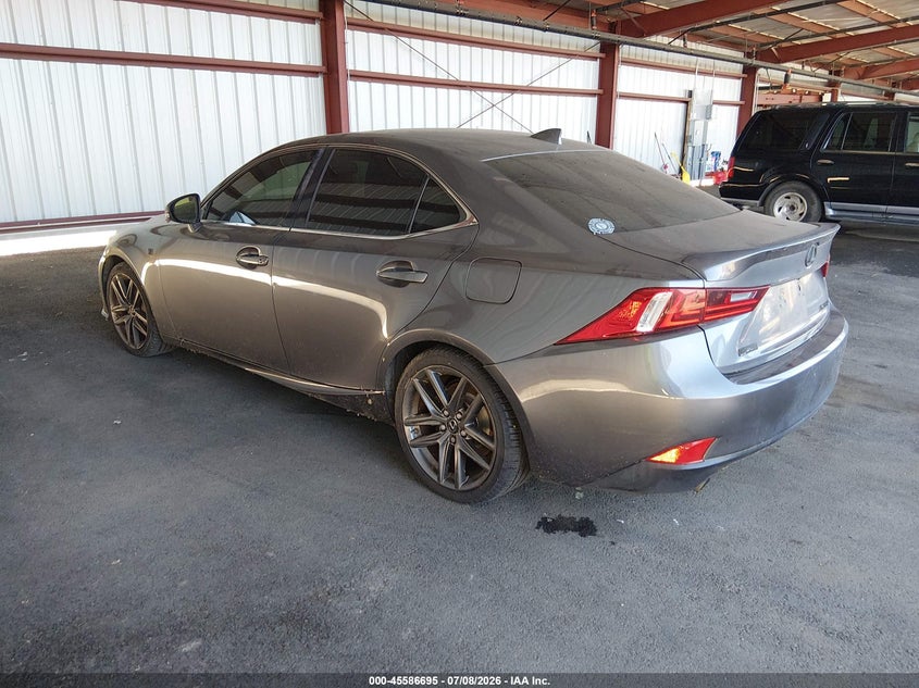 2015 Lexus Is VIN JTHBE1D26F5016337 IAAI salvage auction — NORMAL WEAR, Clear - Dealer Only (California), sold $4,500 on 2026-07-28 (photo 3)
