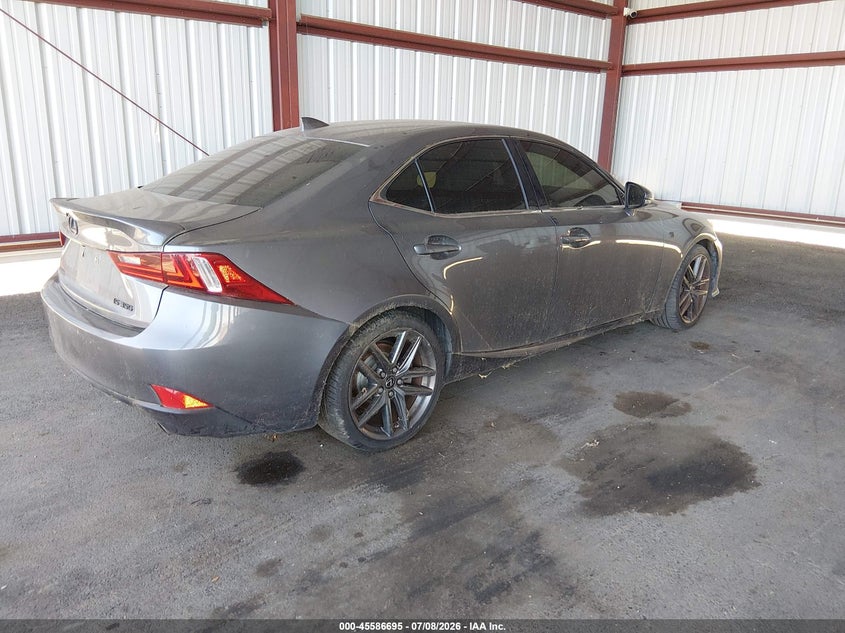 2015 Lexus Is VIN JTHBE1D26F5016337 IAAI salvage auction — NORMAL WEAR, Clear - Dealer Only (California), sold $4,500 on 2026-07-28 (photo 4)