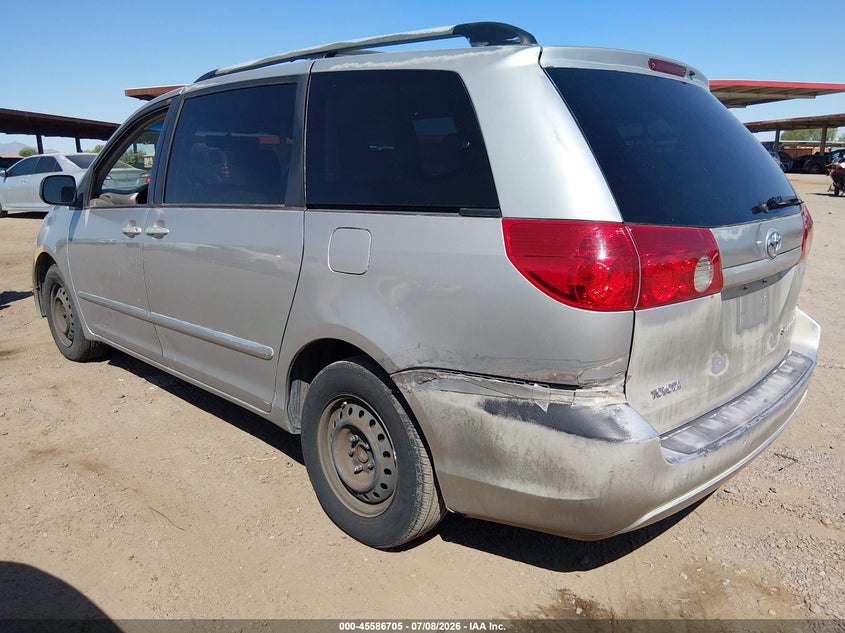 2007 Toyota Sienna VIN 5TDZK23C27S043619 IAAI salvage auction — NORMAL WEAR, Restored (Arizona), sold $350 on 2026-07-28 (photo 3)