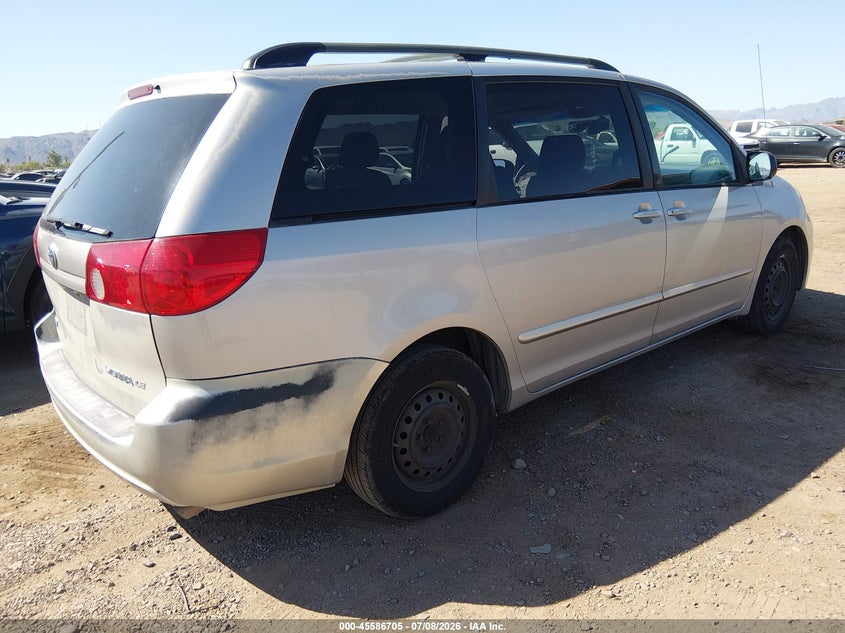 2007 Toyota Sienna VIN 5TDZK23C27S043619 IAAI salvage auction — NORMAL WEAR, Restored (Arizona), sold $350 on 2026-07-28 (photo 4)