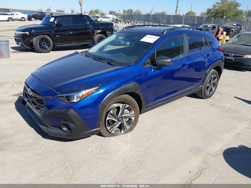 2024 Subaru Xv VIN JF2GUADCXR8918237 IAAI salvage auction — RIGHT FRONT, Salvage (California), sold $5,600 on 2026-07-29 (photo 2)