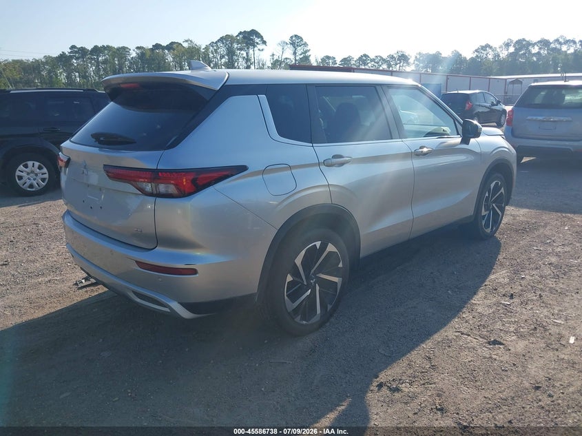2022 Mitsubishi Outlander VIN JA4J3UA81NZ043721 IAAI salvage auction — NORMAL WEAR, Clear (Florida), sold $7,400 on 2026-07-14 (photo 4)