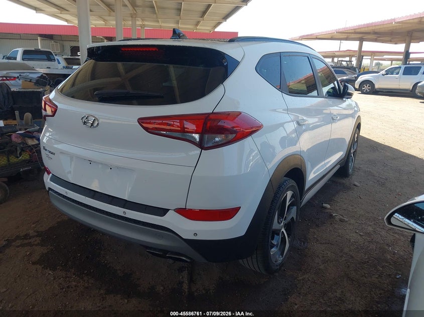 2018 Hyundai Tucson VIN KM8J33A27JU703694 IAAI salvage auction — NORMAL WEAR, Clear (Arizona), sold $4,050 on 2026-07-28 (photo 4)