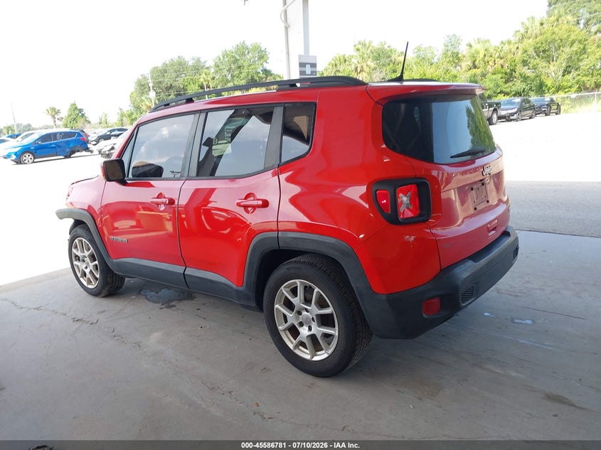 2019 Jeep Renegade VIN ZACNJABBXKPK85730 IAAI salvage auction — FRONT END, Rebuildable (Florida), sold $1,950 on 2026-08-19 (photo 3)