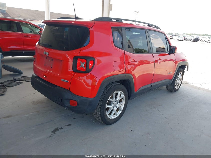 2019 Jeep Renegade VIN ZACNJABBXKPK85730 IAAI salvage auction — FRONT END, Rebuildable (Florida), sold $1,950 on 2026-08-19 (photo 4)