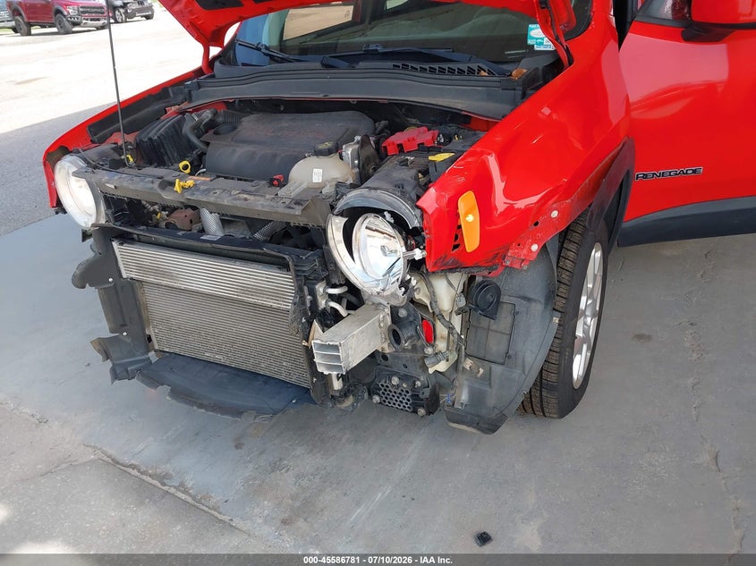 2019 Jeep Renegade VIN ZACNJABBXKPK85730 IAAI salvage auction — FRONT END, Rebuildable (Florida), sold $1,950 on 2026-08-19 (photo 6)