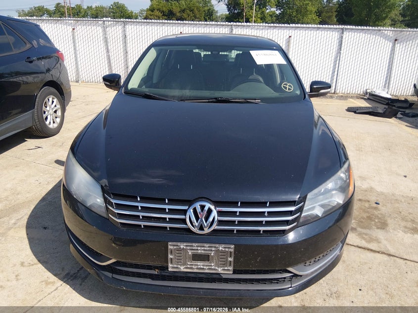 2013 Volkswagen Passat VIN 1VWBN7A37DC044560 IAAI salvage auction — NORMAL WEAR, Clear (Illinois), sold $1,000 on 2026-09-01 (photo 6)