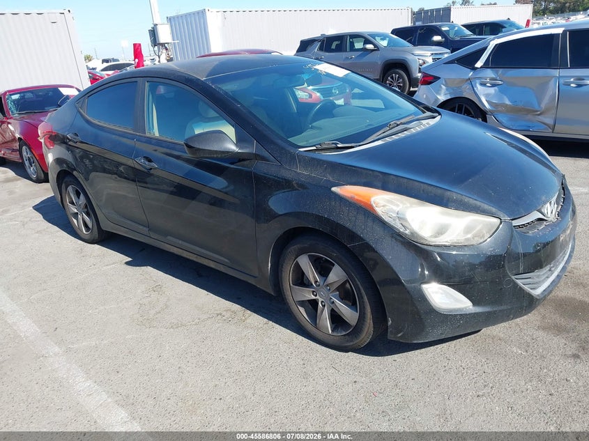 2012 Hyundai Elantra VIN KMHDH4AE3CU273969 IAAI salvage auction — NORMAL WEAR, Clear - Dealer Only (California), sold $300 on 2026-07-18 (photo 1)