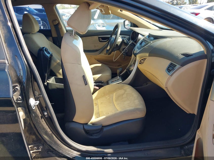 2012 Hyundai Elantra VIN KMHDH4AE3CU273969 IAAI salvage auction — NORMAL WEAR, Clear - Dealer Only (California), sold $300 on 2026-07-18 (photo 5)