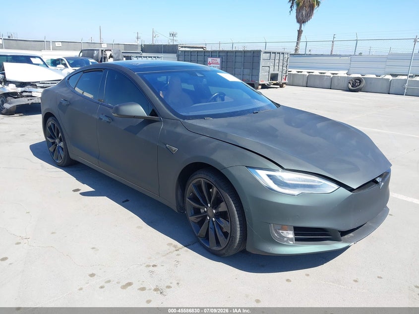 2016 Tesla Model s VIN 5YJSA1E27GF162371 IAAI salvage auction — ELECTRICAL, Salvage Title, sold $7,750 on 2026-07-22 (photo 1)