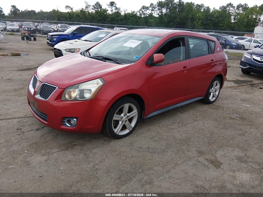 2009 Pontiac Vibe VIN 5Y2SP67029Z473954 IAAI salvage auction — NORMAL WEAR, Clear (Virginia), sold $500 on 2026-07-17 (photo 2)
