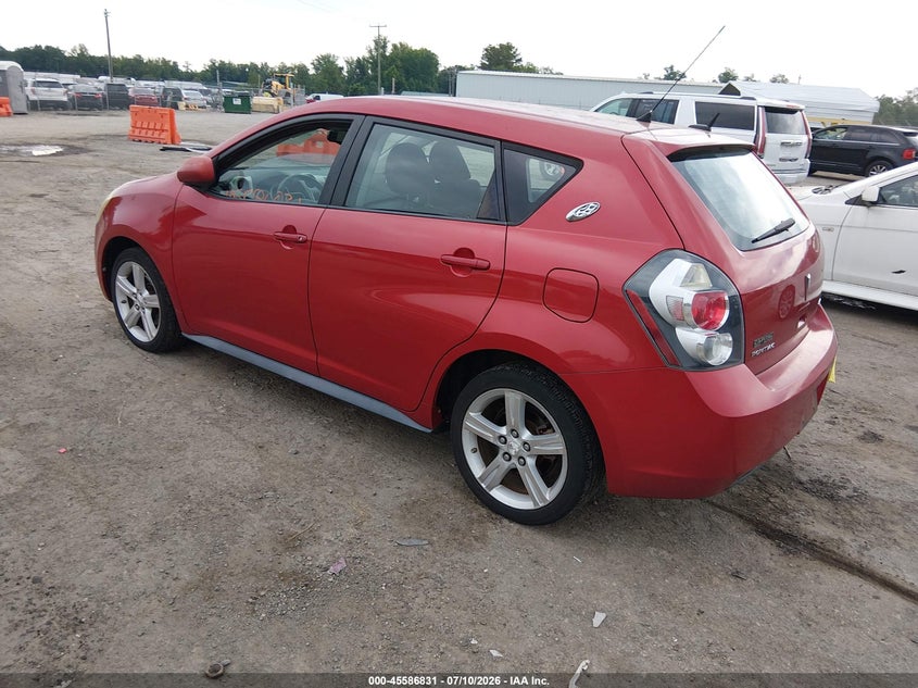 2009 Pontiac Vibe VIN 5Y2SP67029Z473954 IAAI salvage auction — NORMAL WEAR, Clear (Virginia), sold $500 on 2026-07-17 (photo 3)