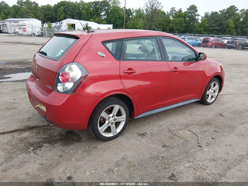 2009 Pontiac Vibe VIN 5Y2SP67029Z473954 IAAI salvage auction — NORMAL WEAR, Clear (Virginia), sold $500 on 2026-07-17 (photo 4)