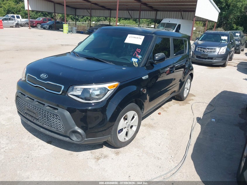 2016 Kia Soul VIN KNDJN2A26G7378262 IAAI salvage auction — NORMAL WEAR, Original (Texas), sold $900 on 2026-07-29 (photo 2)