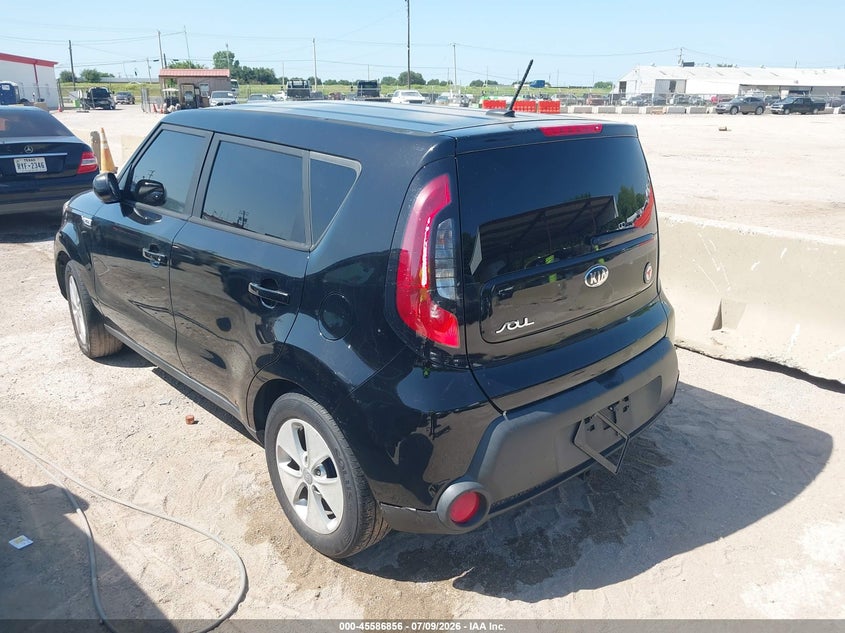 2016 Kia Soul VIN KNDJN2A26G7378262 IAAI salvage auction — NORMAL WEAR, Original (Texas), sold $900 on 2026-07-29 (photo 3)