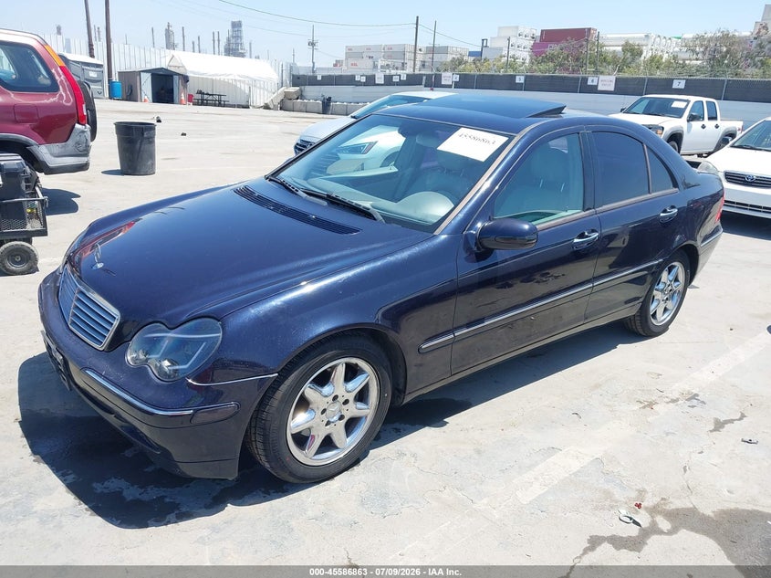 2004 Mercedes-benz C class VIN WDBRF61J14A622184 IAAI salvage auction — NORMAL WEAR, Clear - Dealer Only (California), sold $500 on 2026-07-22 (photo 2)